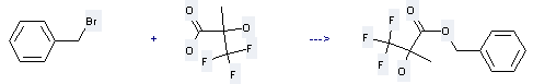 2-(Trifluoromethyl)-2-hydroxypropionic acidcan be used to produce 3,3,3-trifluoro-2-hydroxy-2-methyl-propionic acid benzyl este 